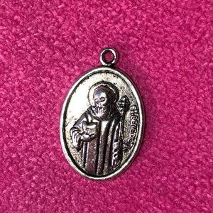 Buy 1, Get 1 FREE! Tibetan Silver St. Benedict Medal Pendant